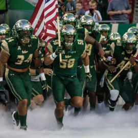 USF Bulls Football Comes Charging in with Horns Up Rallies